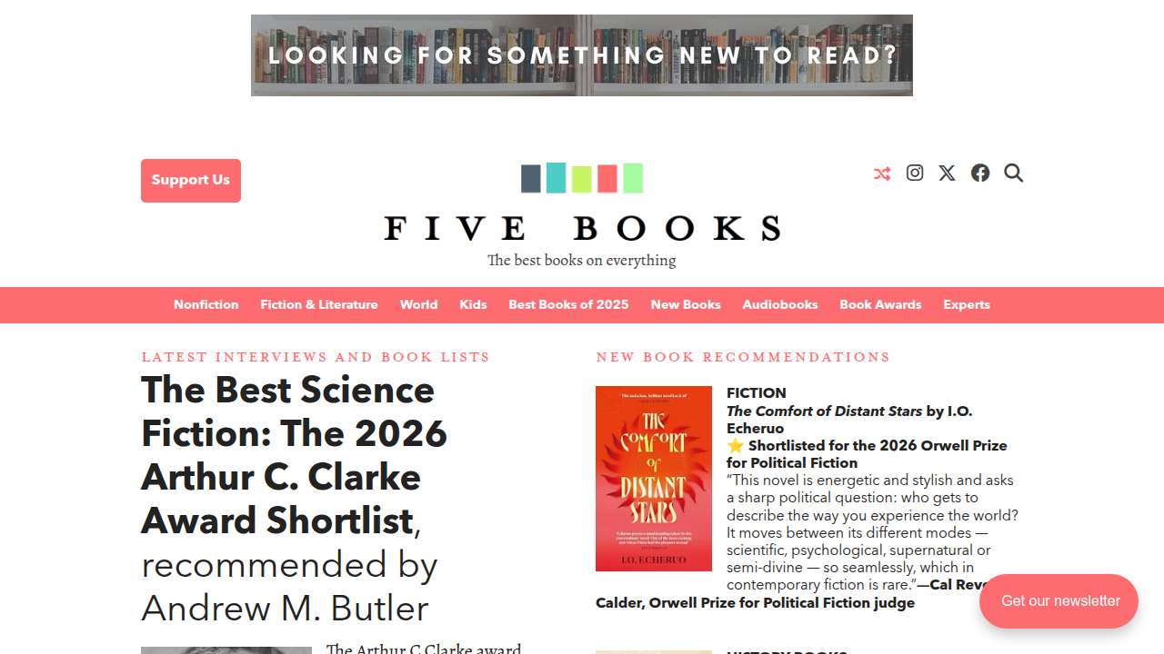 Explore expert book recommendations and curated lists from Five Books.