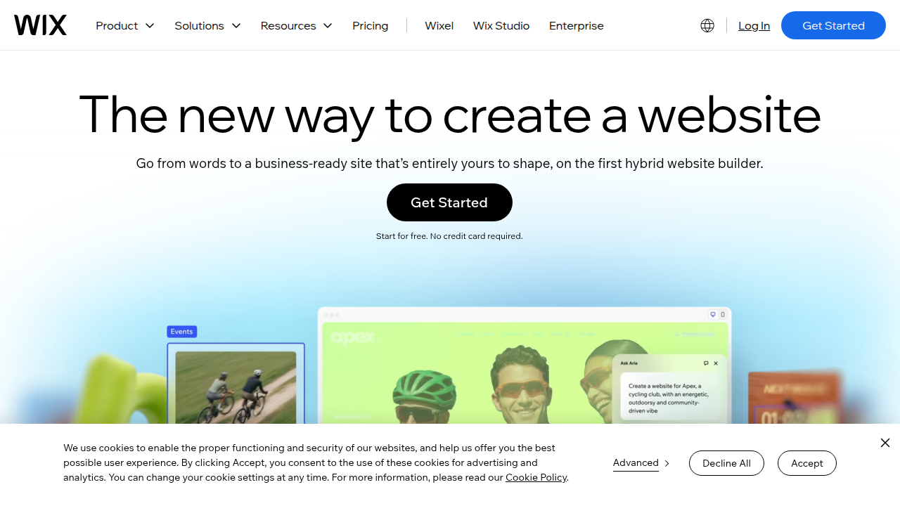 Wix provides intuitive tools for creators to build professional portfolios and websites easily.