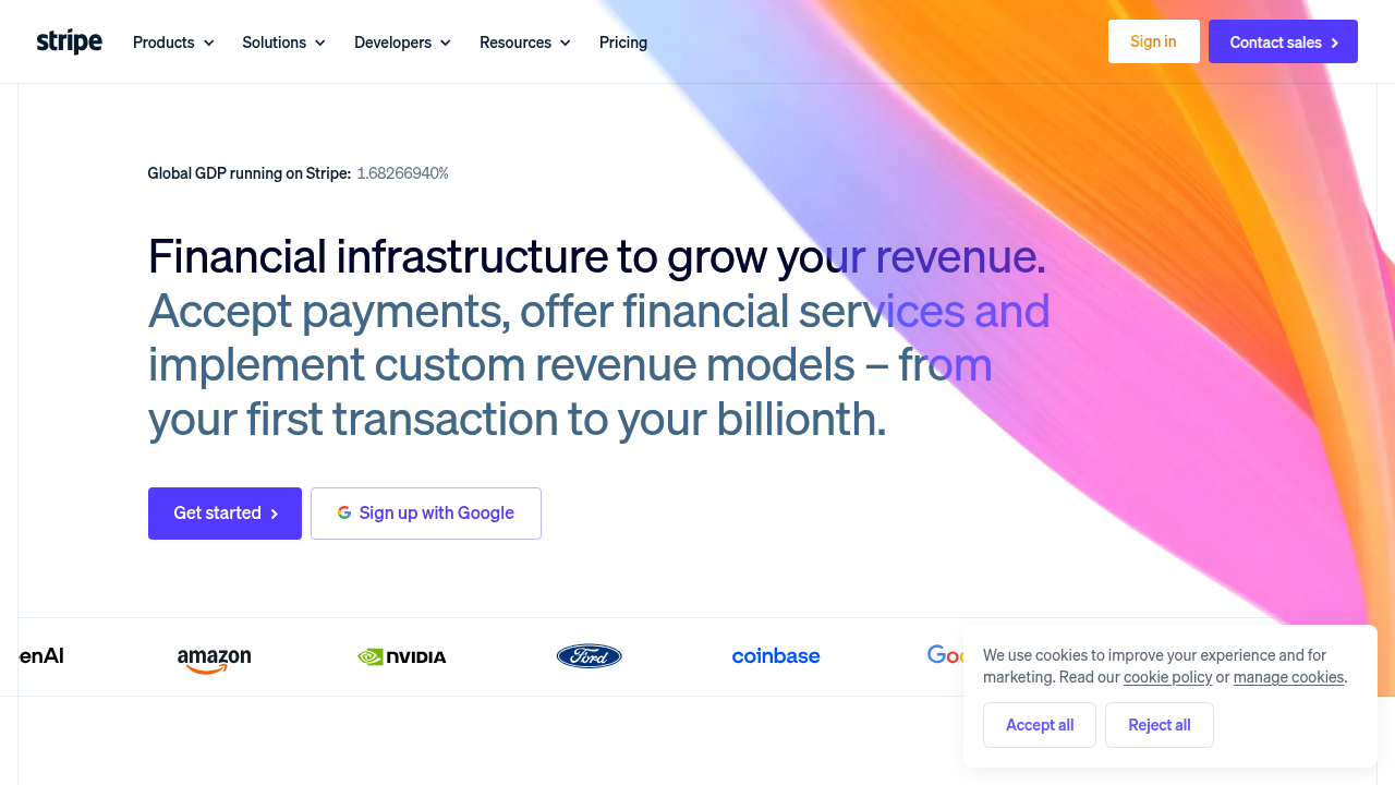Stripe offers secure payment processing solutions, essential for creators monetizing their work online.