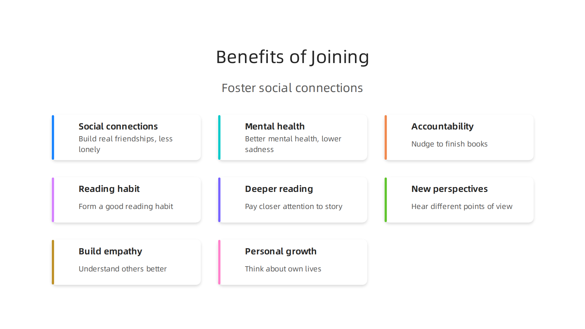Book clubs provide numerous benefits, from fostering social connections to enhancing mental well-being and deeper comprehension.