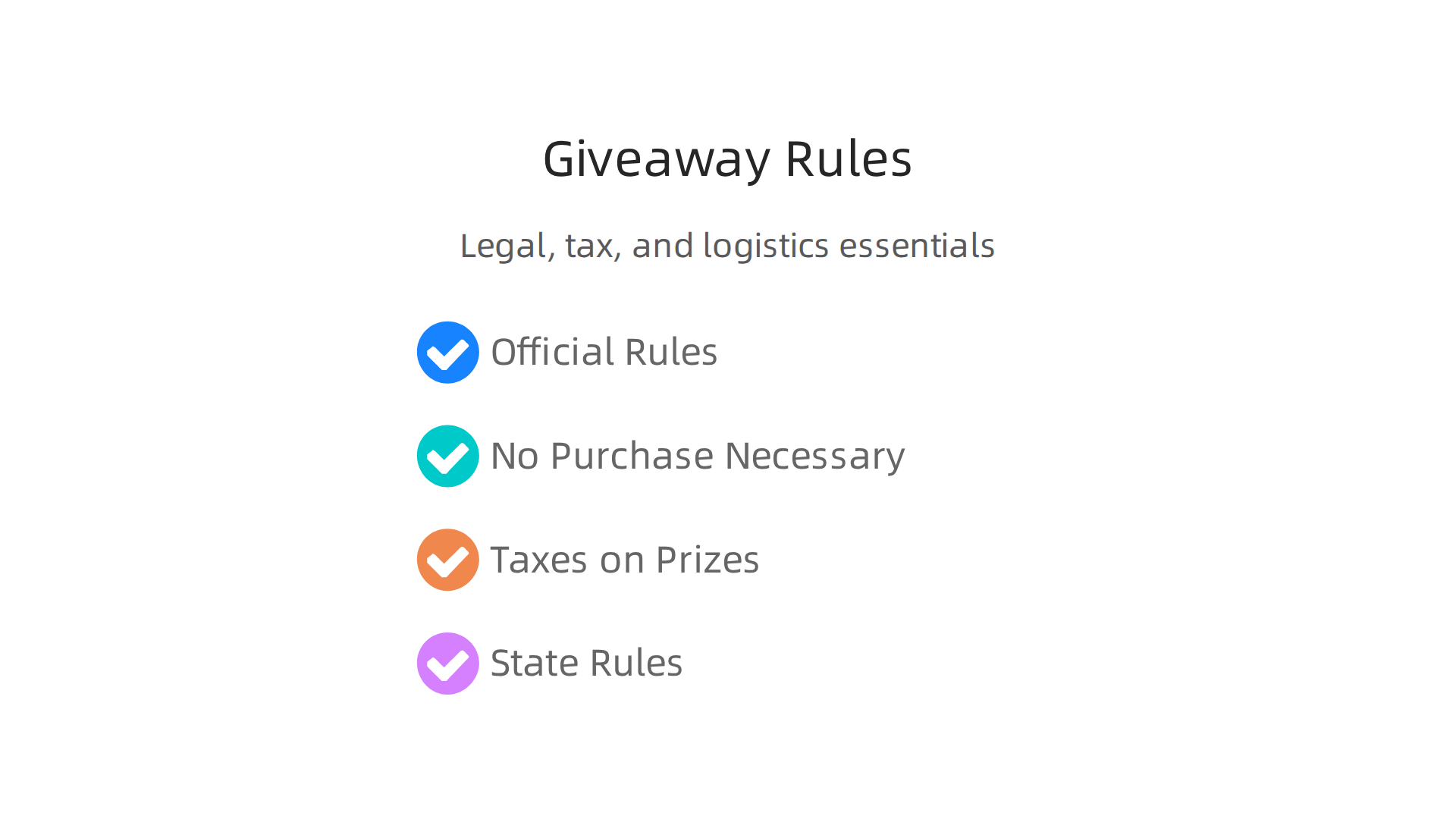 Key legal and tax considerations for organizing compliant book giveaways.